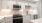 light scheme kitchen with white wooden cabinets and stainless steel appliances